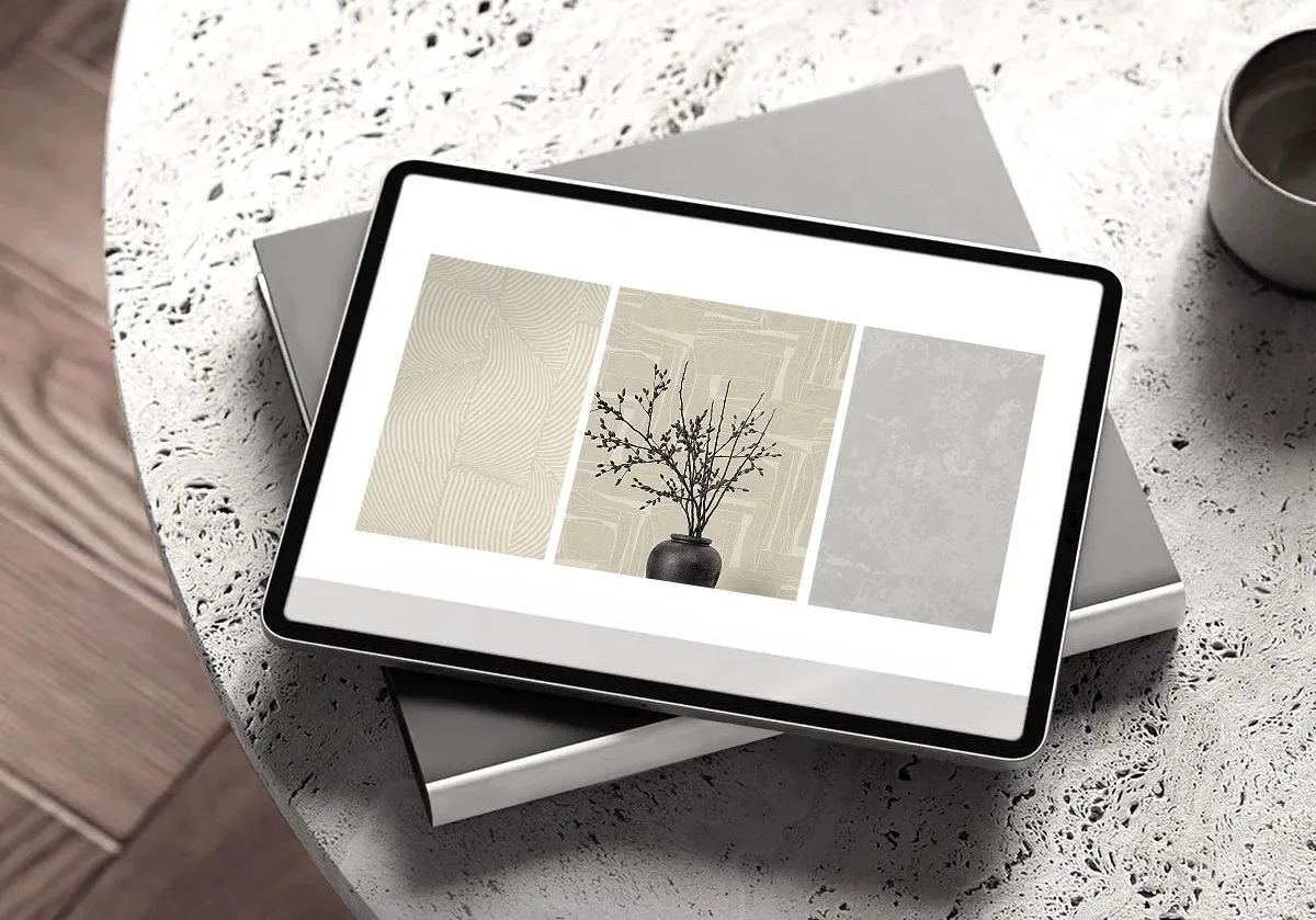 new launch wallpaper moodboard